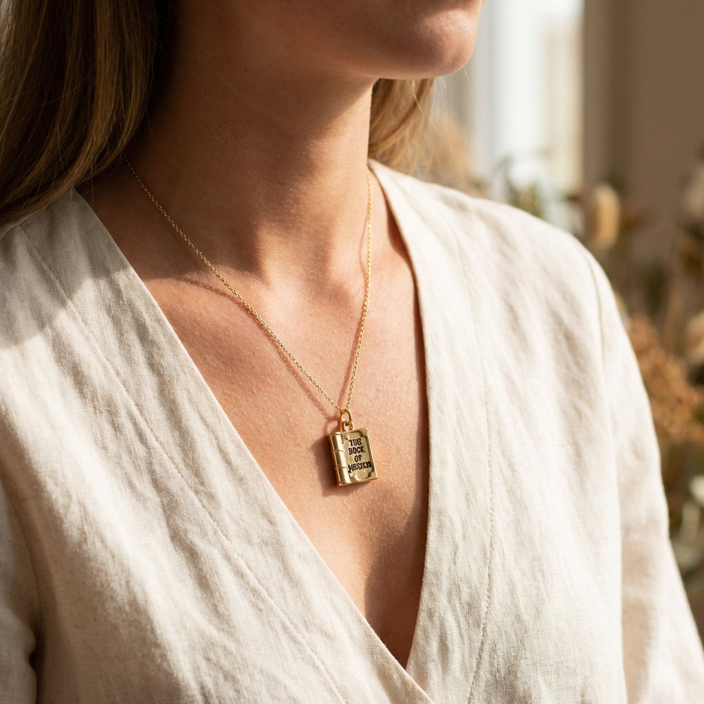 Faith-Inspired Medallion in Gold-Tone or Silver-Tone