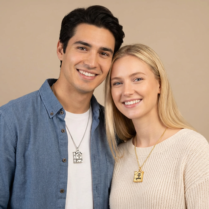 Faith-Inspired Medallion in Gold-Tone or Silver-Tone